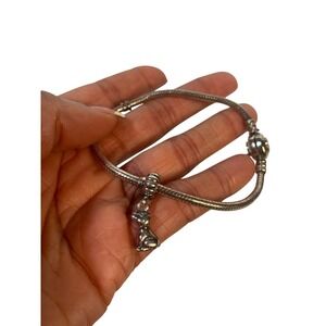 Pandora Charm Bracelet Silver Snake Chain Timeless Gift Jewelry Classic